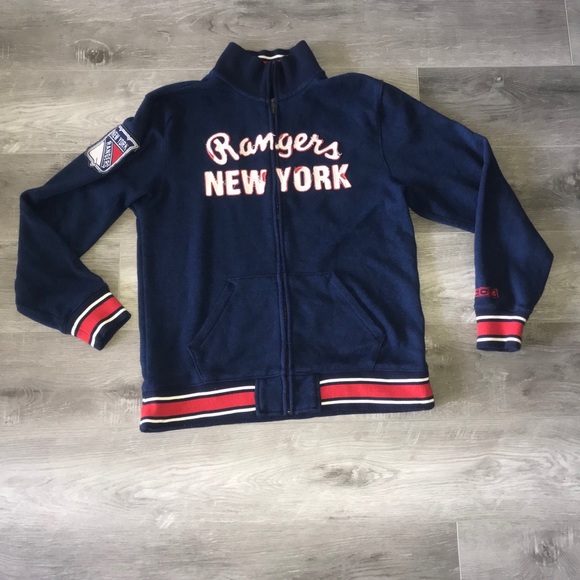 New York Rangers NHL CCM Full Zipped Jacket New York Rangers NHL CCM Full Zipped Jacket